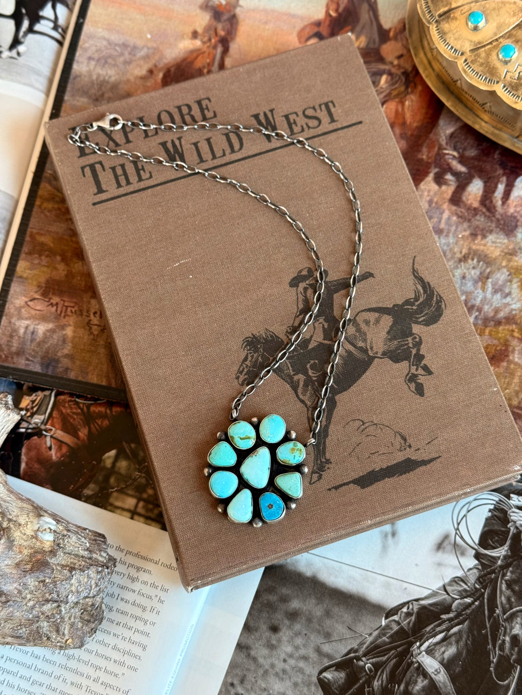 The Desert Stone Cluster Necklace