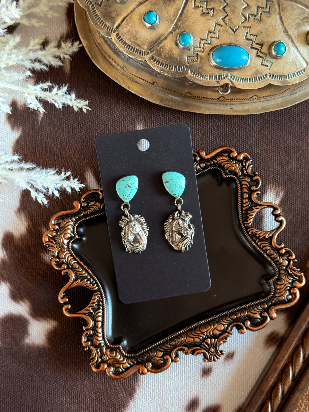 The Wild Horse Earrings