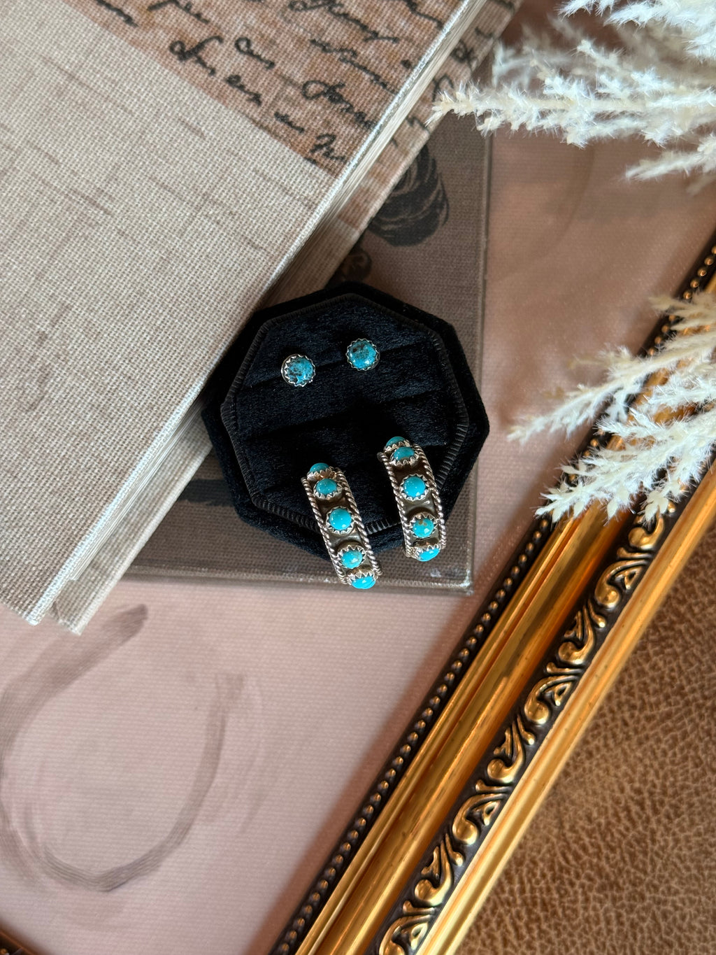 The Mini Turquoise Studs