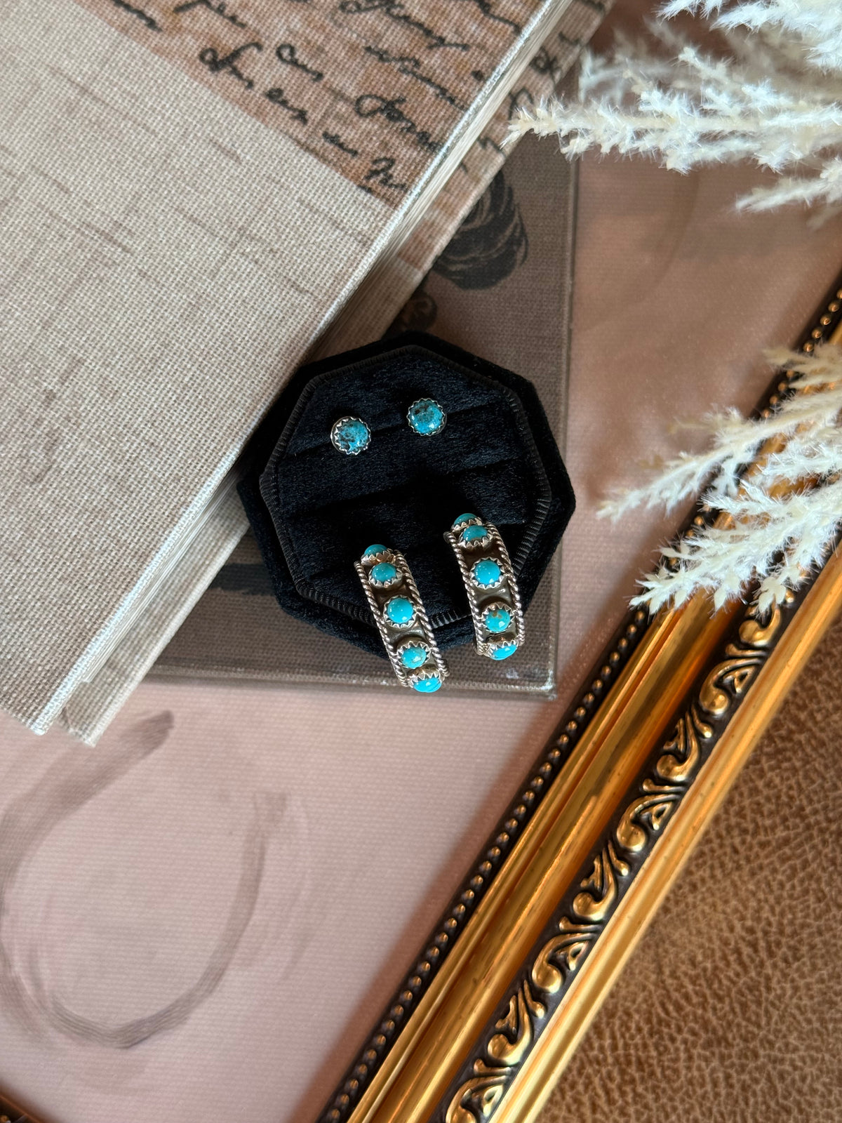 The Mini Turquoise Studs