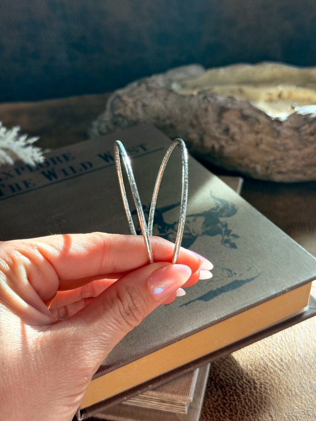 The Stamped Sterling Hoops