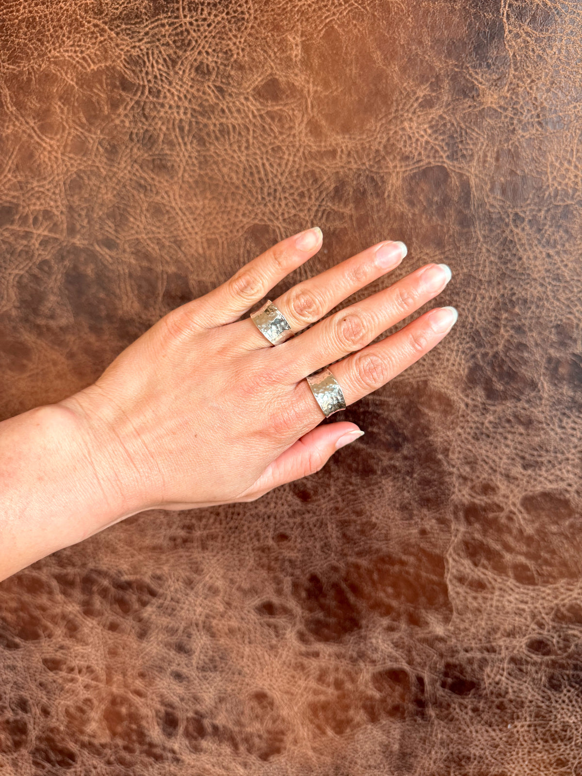 The Forge Ring | Hammered Sterling Silver Band