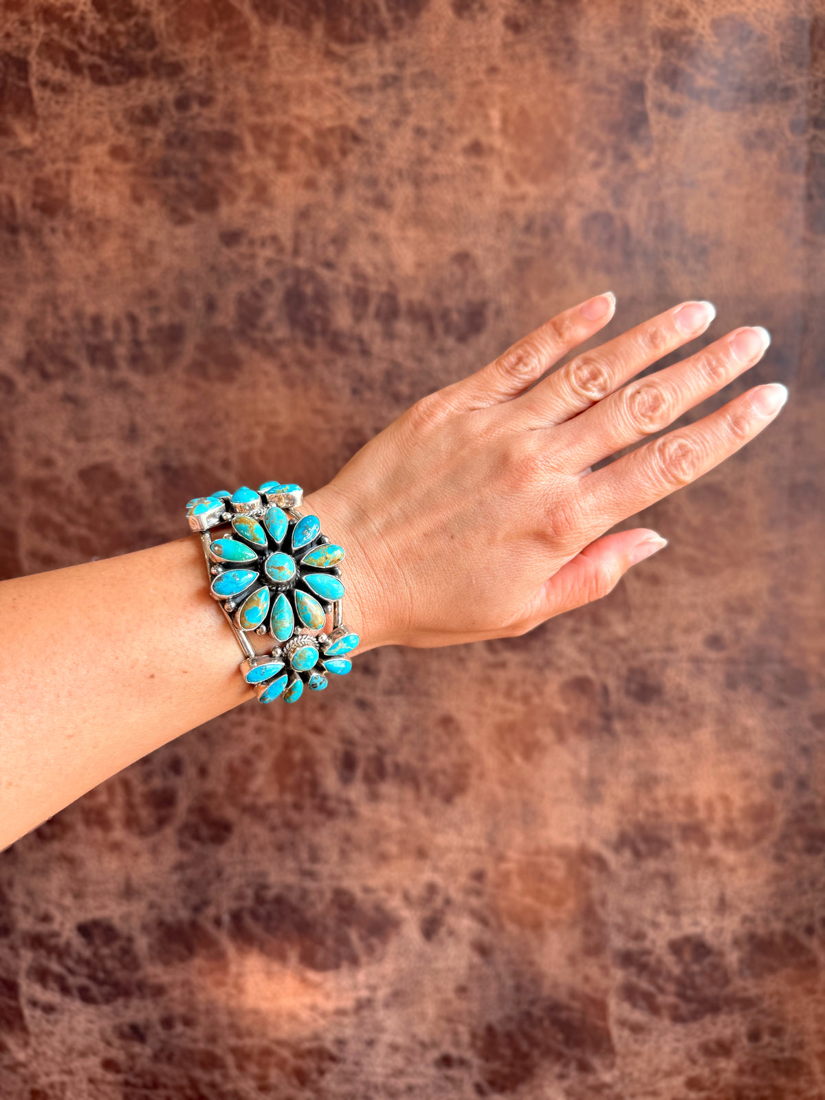 The Kingman Flower Cuff