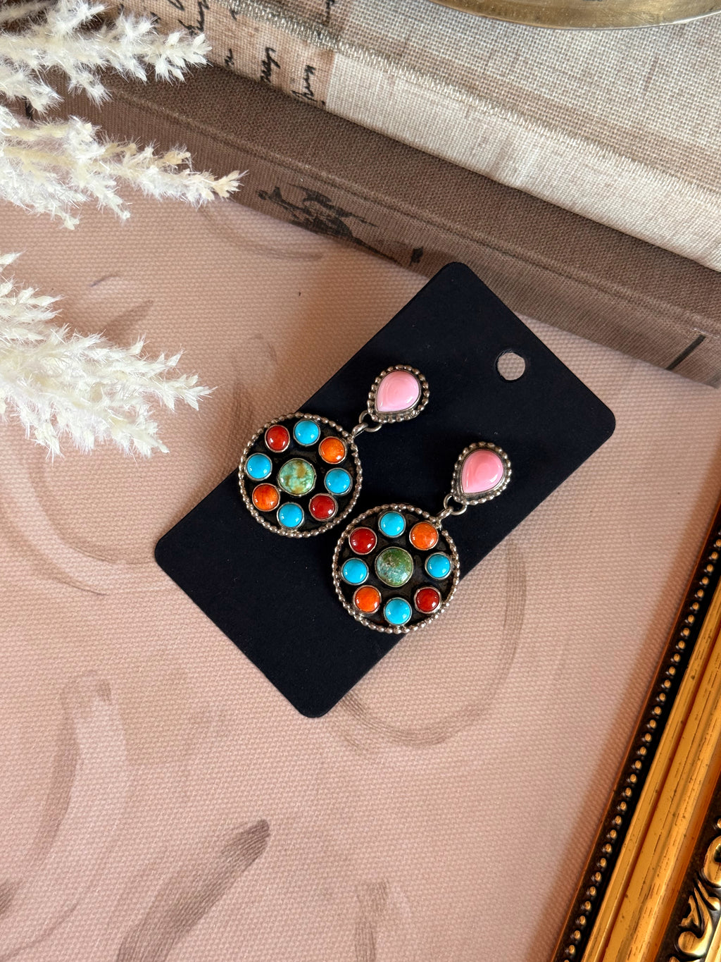 Travis J Multi Stone Earrings