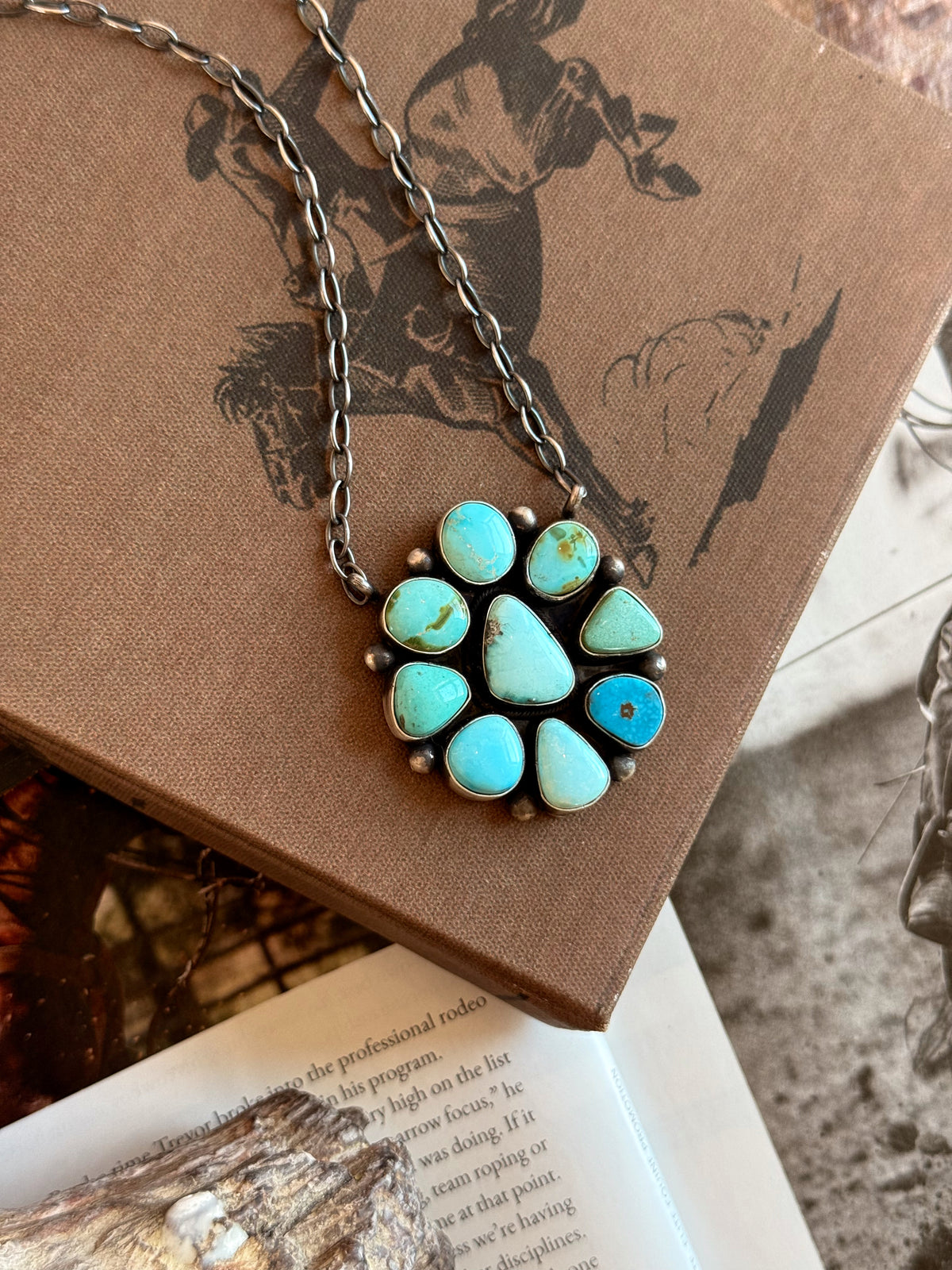 The Desert Stone Cluster Necklace