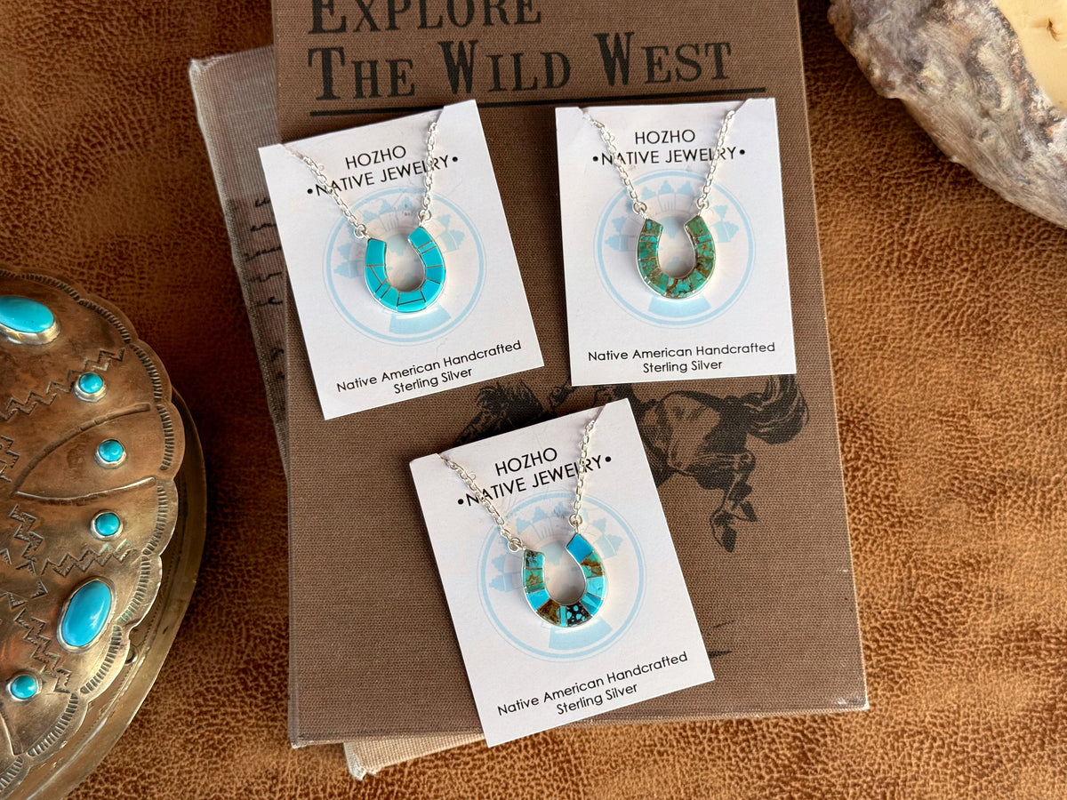 The Turquoise Horseshoe Necklace