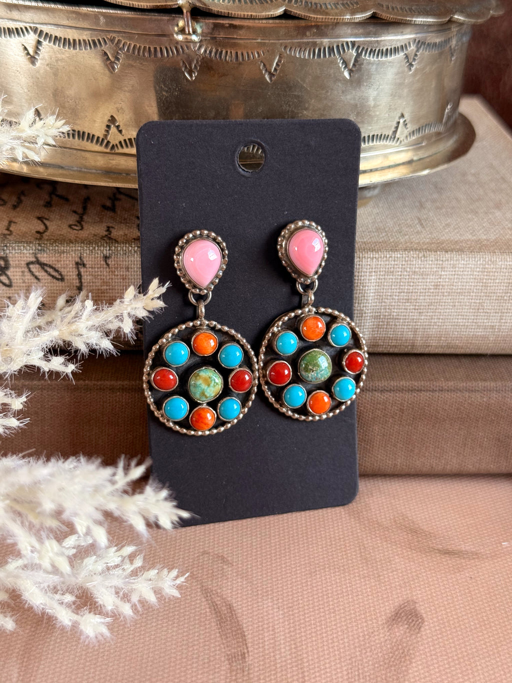 Travis J Multi Stone Earrings