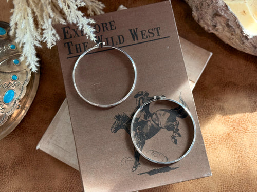 The Bold Sterling Silver Hoops