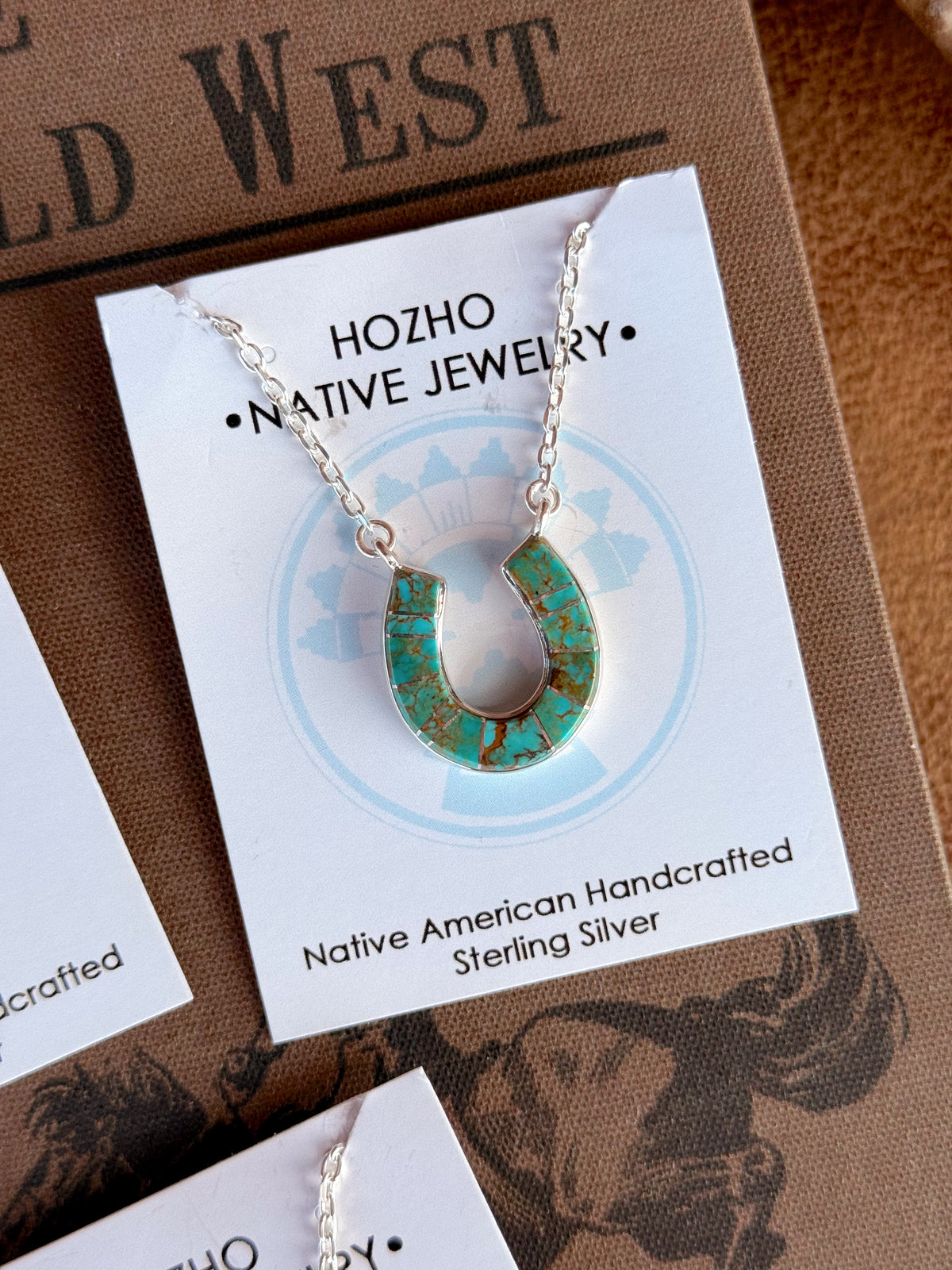 The Turquoise Horseshoe Necklace