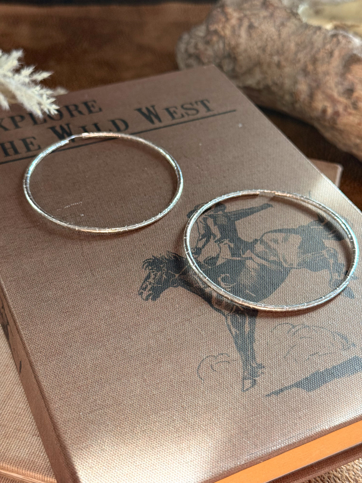 The Stamped Sterling Hoops