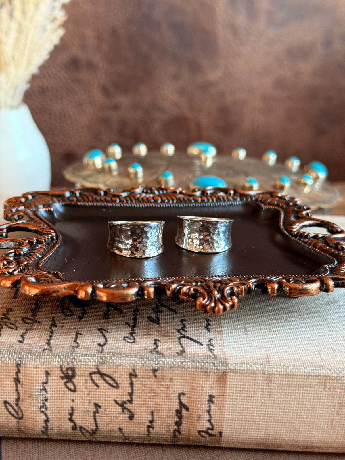 The Forge Ring | Hammered Sterling Silver Band
