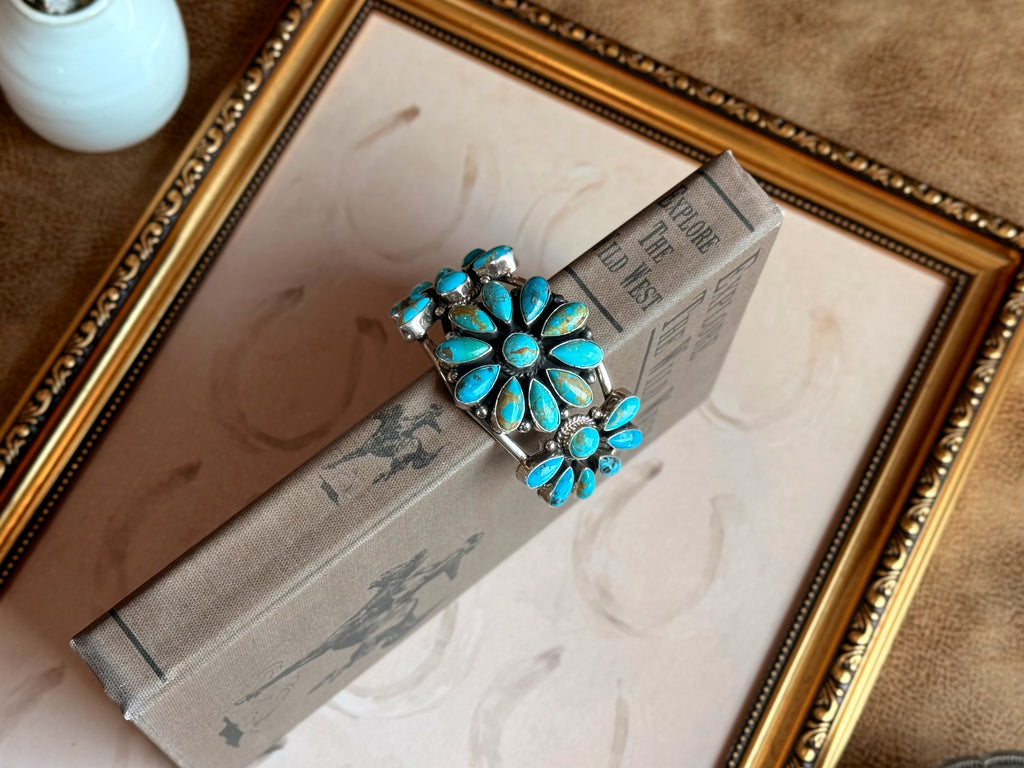 The Kingman Flower Cuff