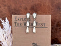 The Yazzie White Buffalo Dangle Earrings