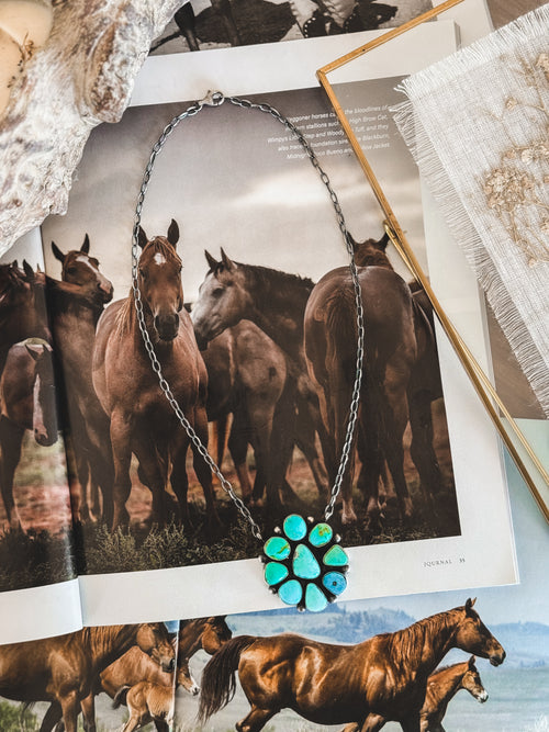 Desert Stone Cluster Necklace